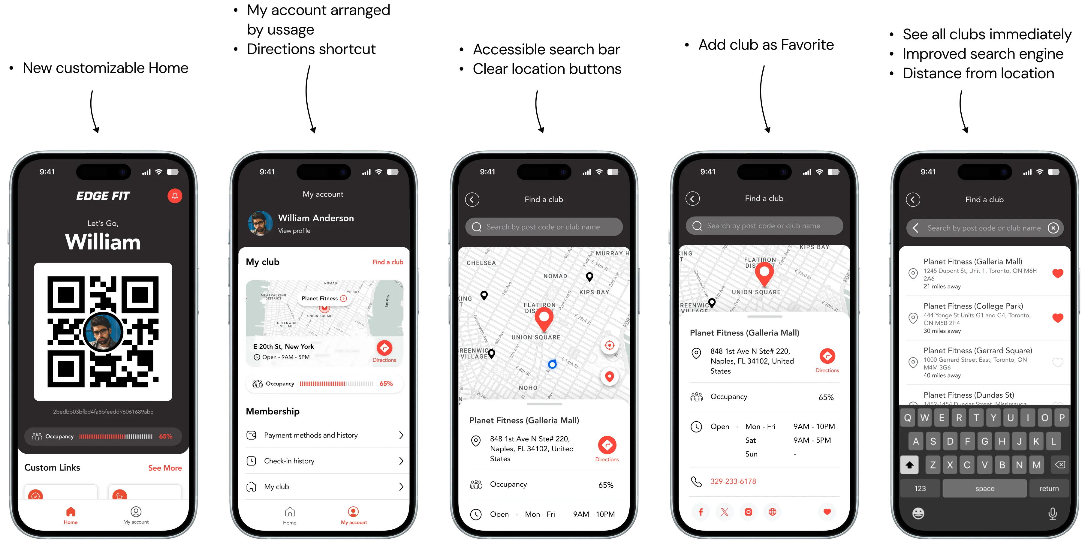 Find a club — redesigned