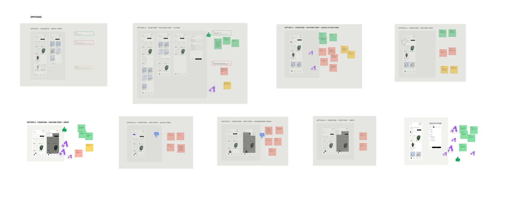 Wireframe brainstorming session