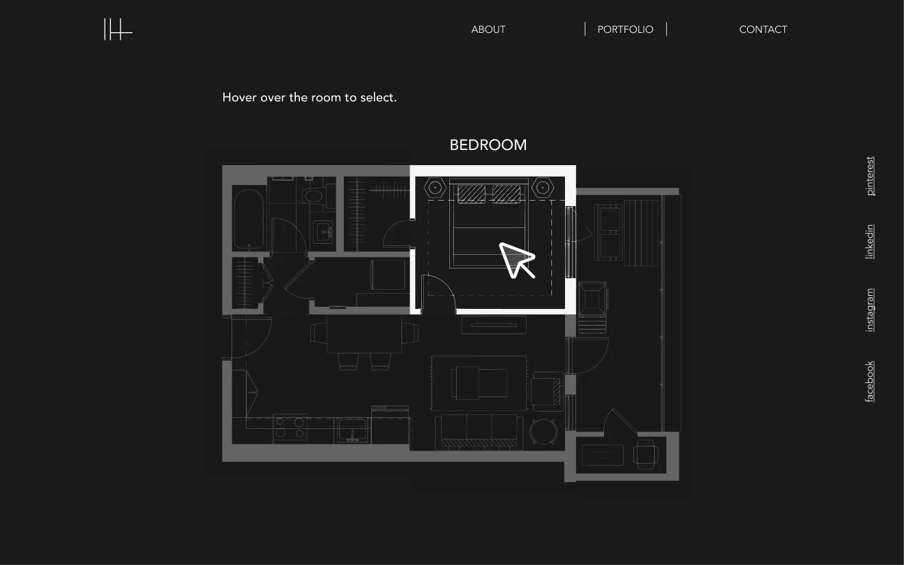 The Studio — Interactive floor plan